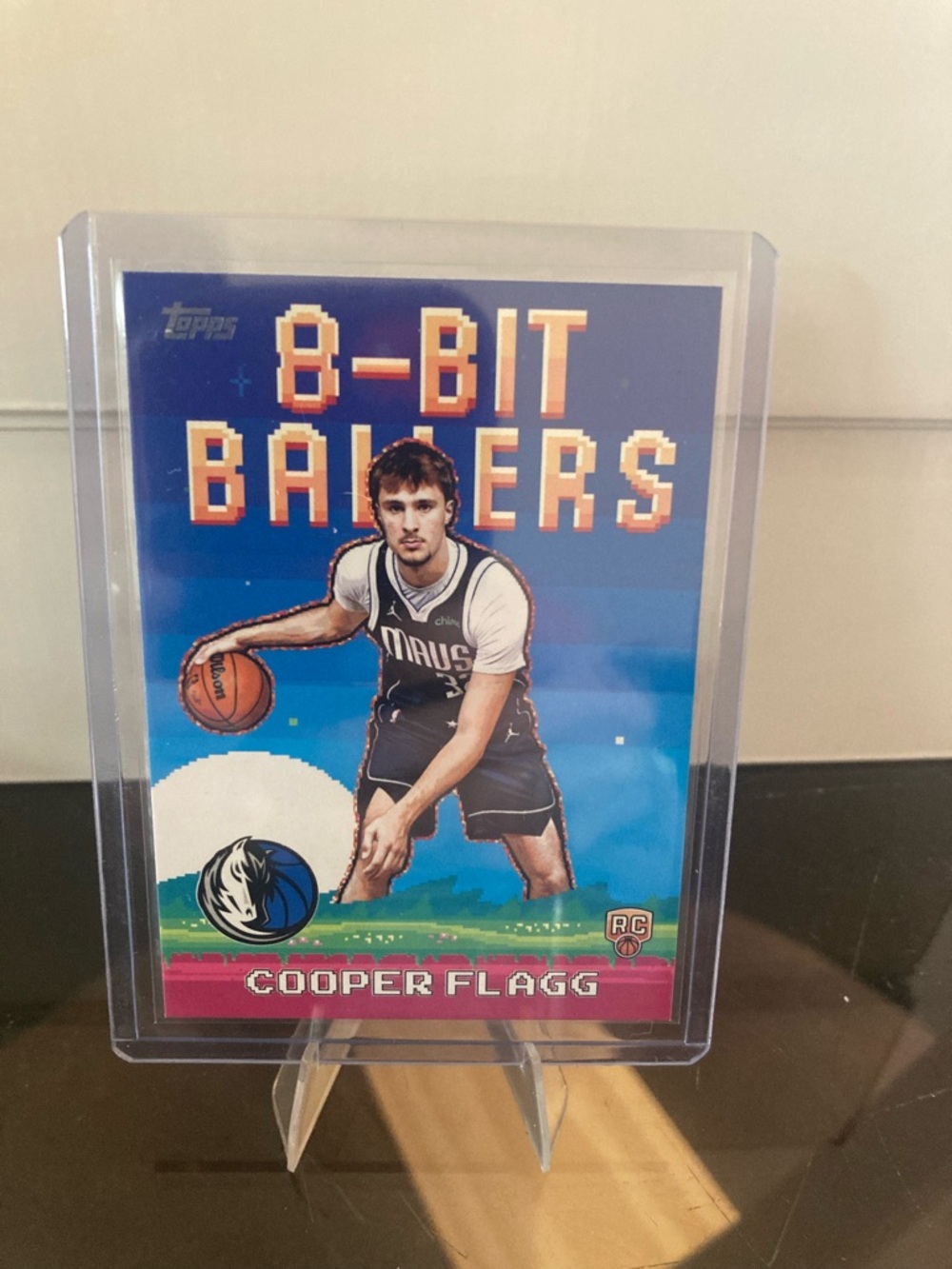 Topps 8-Bit Ballers Cooper Flagg Blue Red Pink